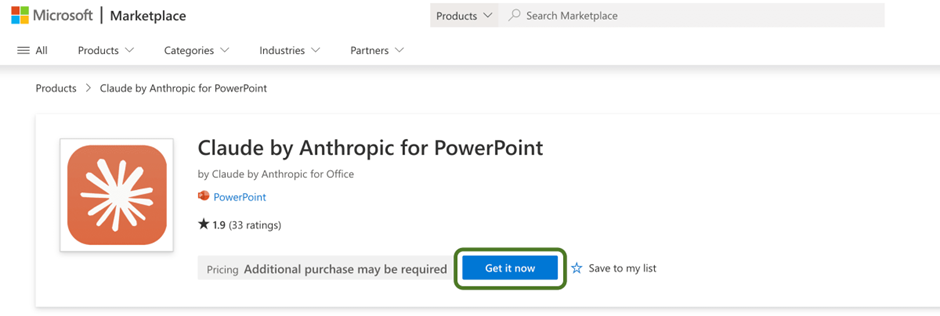 שלב 1 - מיקרוסופט מרקטפלייס